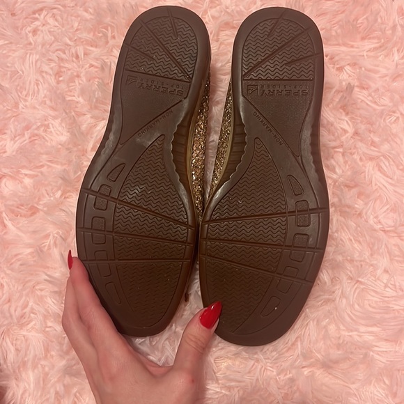 Sperry top slider angelfish glitter shoe 7.5 - Picture 4 of 7